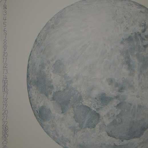月面のカレンダー（通常）
